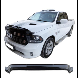 Дефлектор капота (exclusive) Dodge Ram 1500 IV поколение, пикап, Quad Cab DJ/DS (2008 - 2012)