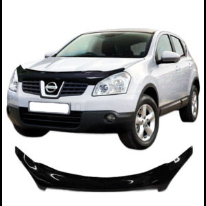 Дефлектор капота (exclusive) Nissan Qashqai (2007-2010)