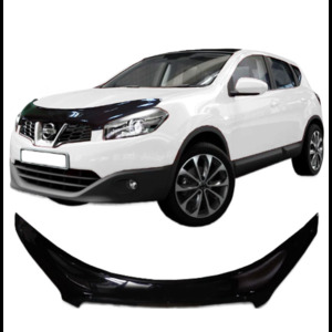 Дефлектор капота (exclusive) Nissan Qashqai +2 (2008-2013)