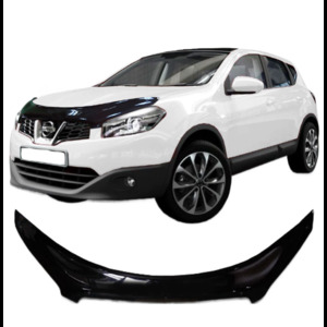 Дефлектор капота (exclusive) Nissan Qashqai (2010-2013)