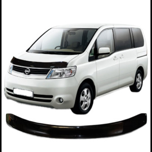 Дефлектор капота Nissan Serena C25, NC25, CC25, CNC (2005-2010)