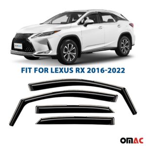 Комплект ветровиков Lexus RX AL20 на четыре двери
